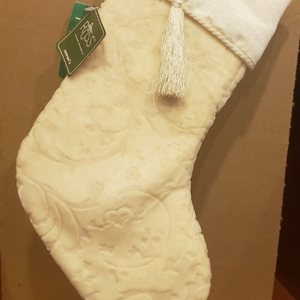 Handmade Victorian Stocking 13.5" - NEW